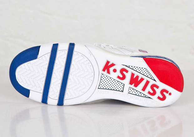 K Swiss Si 18 International White Red Blue 5