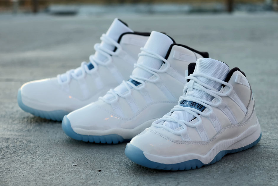 Air Jordan 11 "Legend Blue" in Kids and Adult Sizes