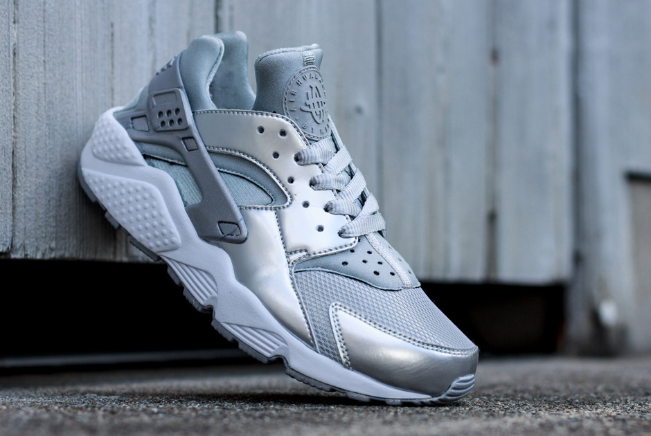 Metallic Silver Huaraches 2