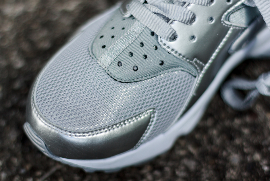 Metallic Silver Huaraches 4