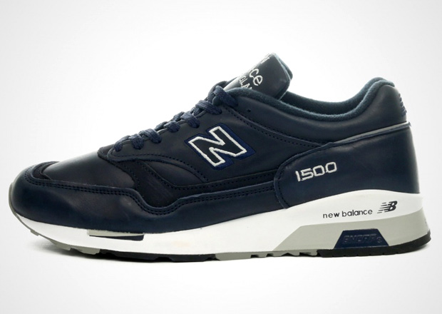 New Balance 1500 Navy Leather 2