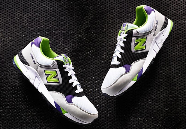 New Balance 850 White Purple Lime 1