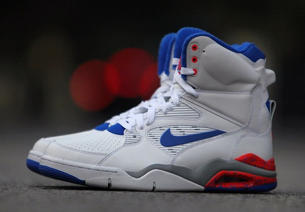 Nike Air Command Force - White - Lion Blue - Bright Crimson