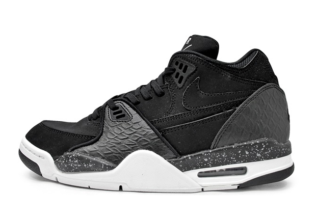 Nike Air Flight 89 Black Grey Python 1