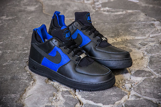 Nike Air Force 1 Huarache Black Sport Blue 01