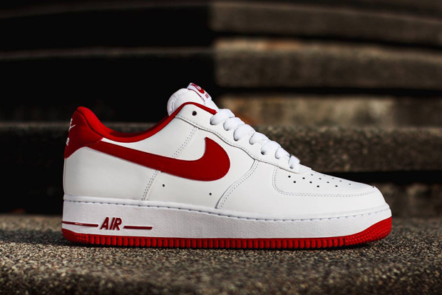 Nike Air Force 1 Low White Gym Red 01