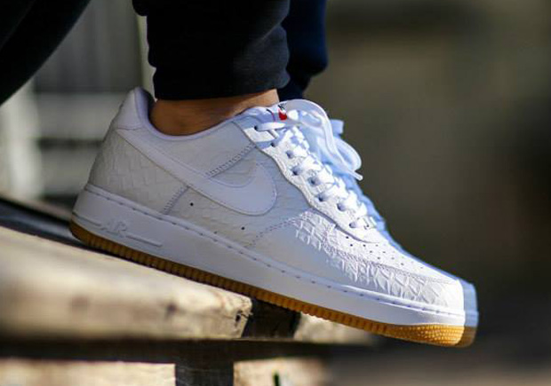 Nike Air Force 1 Low White Python Gum 02