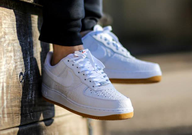 Nike Air Force 1 Low White Python Gum 03