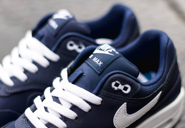 Nike Air Max 1 Gs Midnight Navy White 5