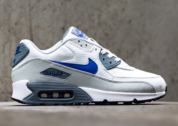 Nike Air Max 90 - Summit White - Lyon Blue - Grey Mist