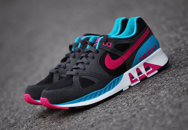 Nike Air Stab Retro 2014 Grey Pink Teal 1