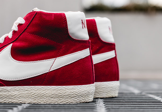 Nike Blazer Mid Vintage Premium Varsity Red 2