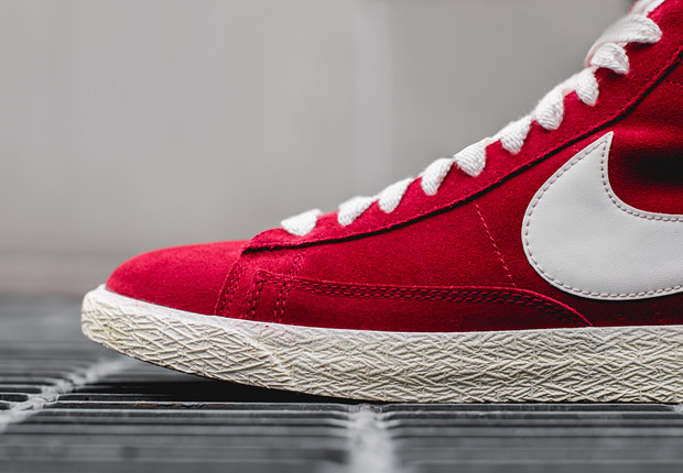 Nike Blazer Mid Vintage Premium Varsity Red 3