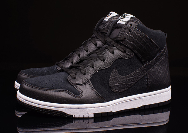 Nike Dunk High Cmft Black Python 1