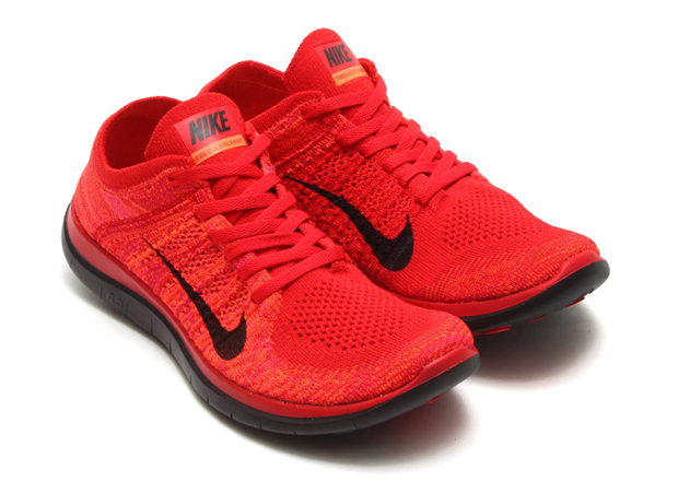 Nike Free 4 Flyknit University Red 1