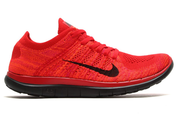 Nike Free 4 Flyknit University Red 2