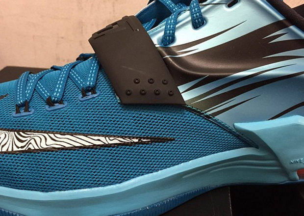 Nike Kd 7 Light Lacquer Blue Clearwater Total Orange White