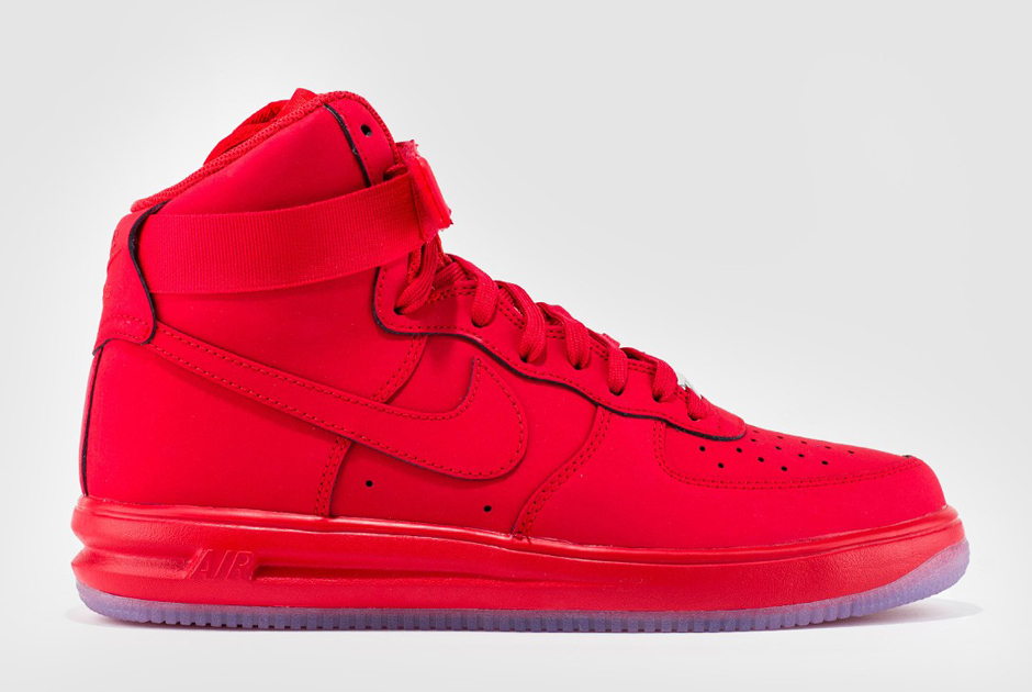 Nike Lunar Force 1 High University Red Ice 1