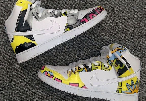 Nike Sb Dunk High De La Soul 2 Detailed Images 01