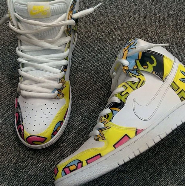 Nike Sb Dunk High De La Soul 2 Detailed Images 05