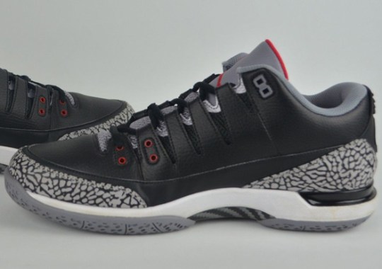 Nike Zoom Vapor Tour AJ3 “Black/Cement” – Promo Sample for Roger Federer