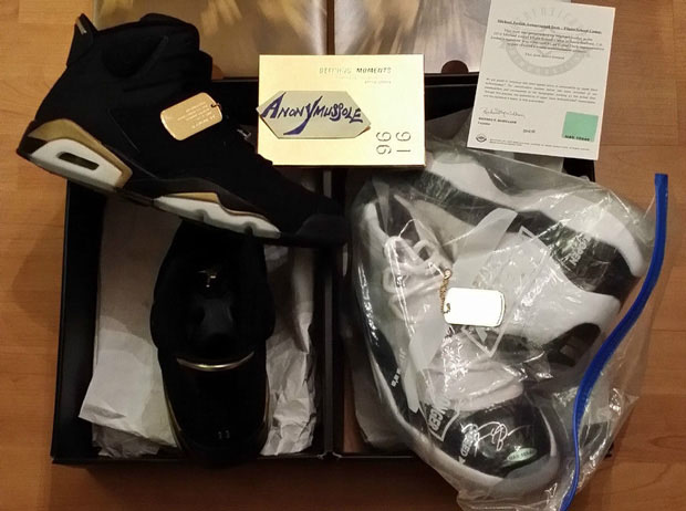 Rare Air Jordan 11 Dmp Sample Gold Eyelet Autograph 04