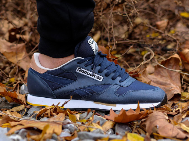 Reebok Classic Leather - Indigo - Walnut