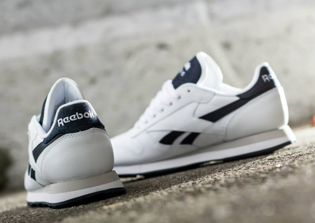 Reebok Classic Leather Pop Sc White Faux Indigo Denim 3