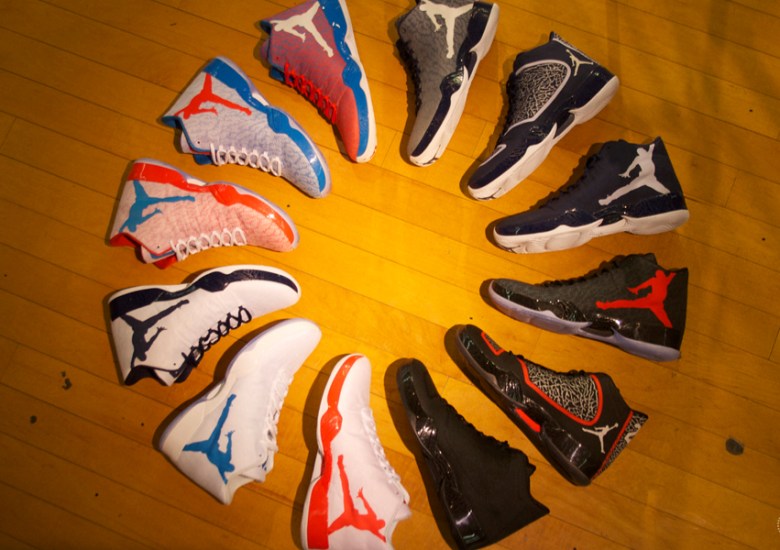 Russell Westbrook’s “Sneaker Wheel” of Air Jordan XX9 PEs