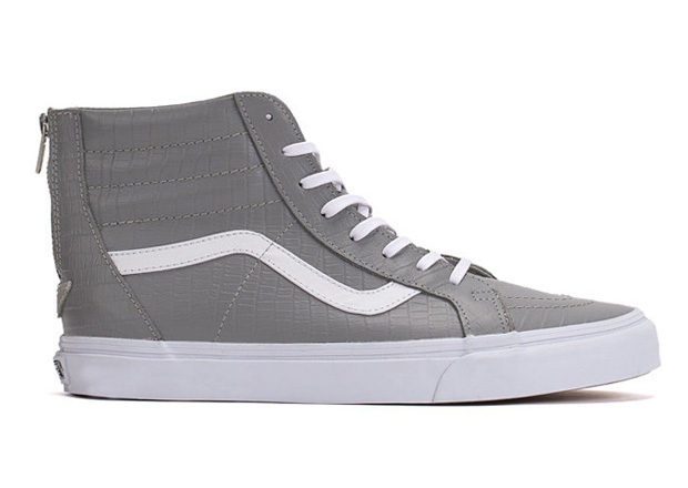 Vans Ca Sk8 Hi Zip Croc Grey 1