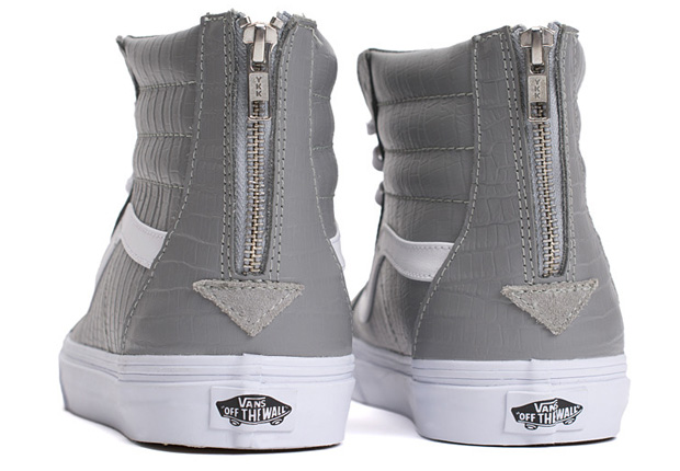 Vans Ca Sk8 Hi Zip Croc Grey 3