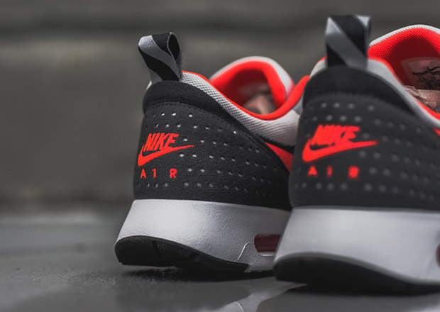 Nike Air Max Tavas Grey Bright Crimson 5