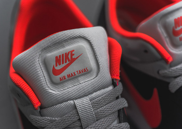 Nike Air Max Tavas Grey Bright Crimson 6