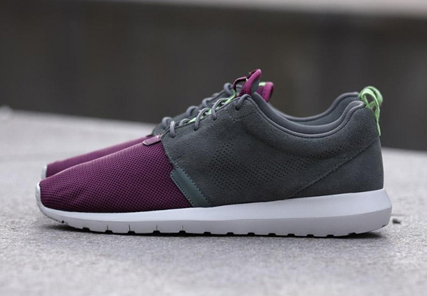 Nike Roshe Run Nm Villain Red Light Stone Poison Green 21