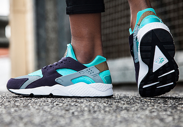 Nike Womens Air Huarache – Purple – Aqua