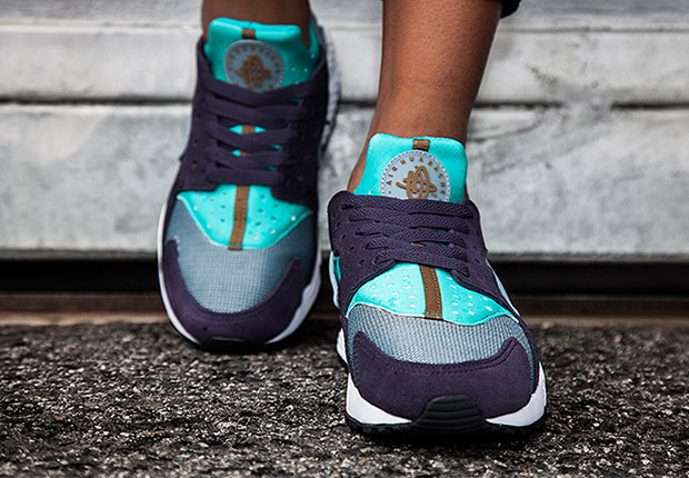 Nike Womens Air Huarache Purple Aqua 2