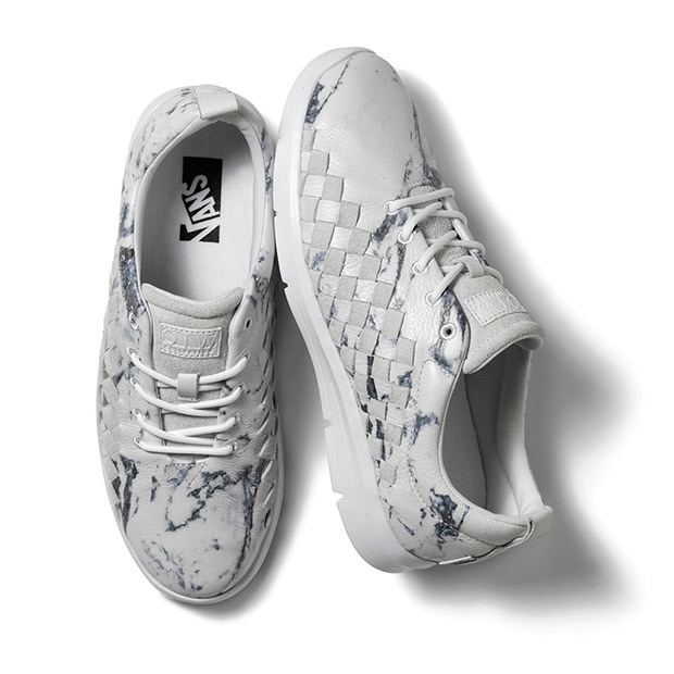 Vans Otw Collection Marble Collection Tesella White Print White