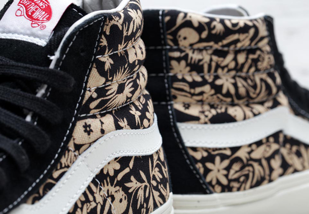 Vans Taka Hayashi Paradise Pack Sk8 Hi Skeleton 9