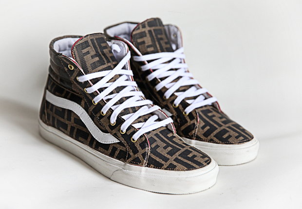 Vans Vintage Fendi Customs By Tia Sk8 Hi 1