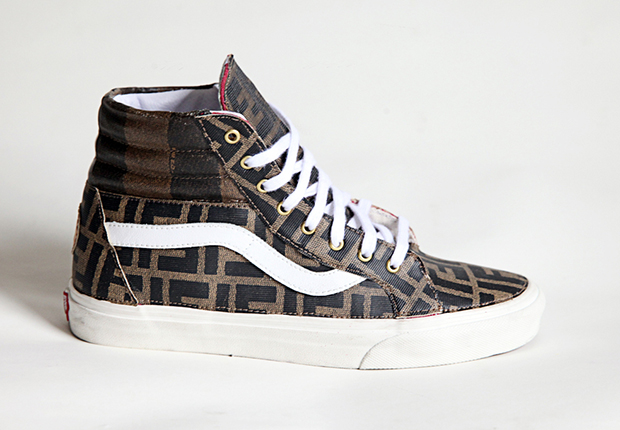 Vans Vintage Fendi Customs By Tia Sk8 Hi 2