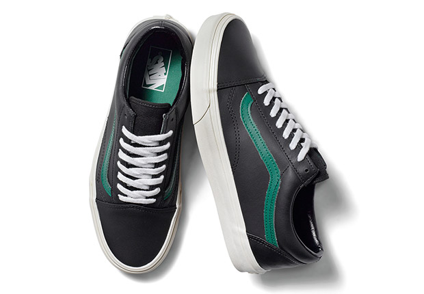 Vans Vintage Pack January 2015 Old Skool Matte Leather Black