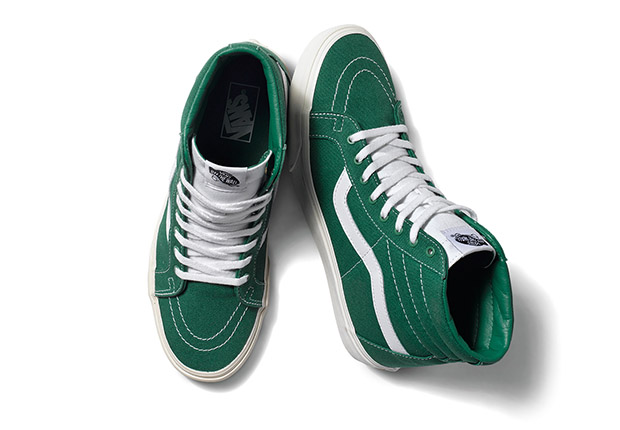 Vans Vintage Pack January 2015 Sk8 Hi Verdant Green