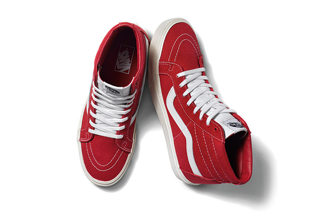 Vans Vintage Pack January 2015 Sk8 Hi Red