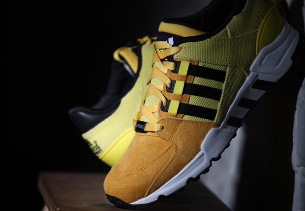 Adidas Eqt Running Support 93 Bright Yellow 2