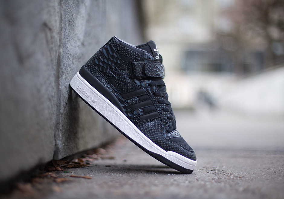 Adidas Originals Forum Mid Rs Reptile Pack Black 2