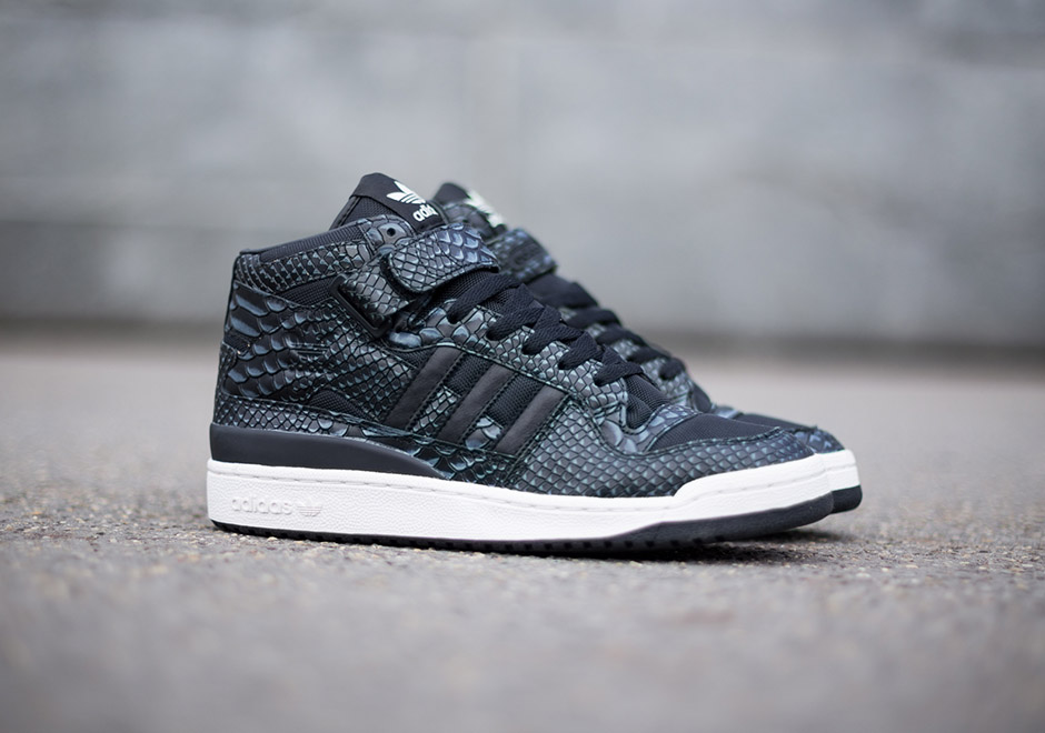 Adidas Originals Forum Mid Rs Reptile Pack Black 4