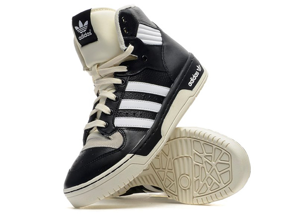 Adidas Originals Rivalry Hi Black White 3