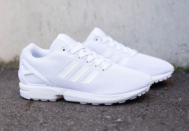 Adidas Originals Zx Flux All White 2