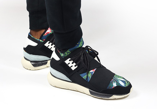 Adidas Y 3 Qasa High Yohji Yamamoto Plumeria Graphic Floral Pack 4