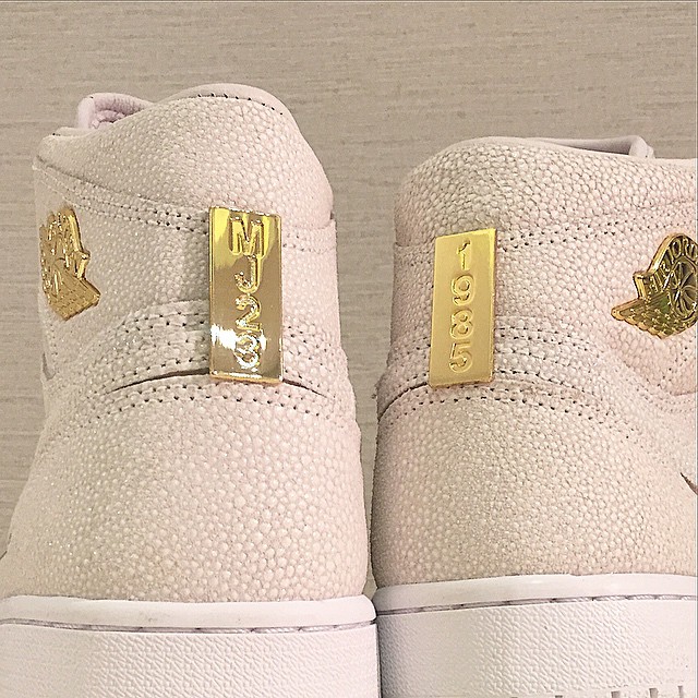 Air Jordan 1 Brooklyn White Caviar Leather 06